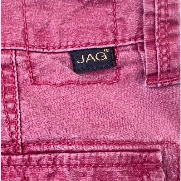 Jag Jeans Cargo Utility cropped Pants Stretch faded Red / orange Women’s size 4 - Picture 8 of 10